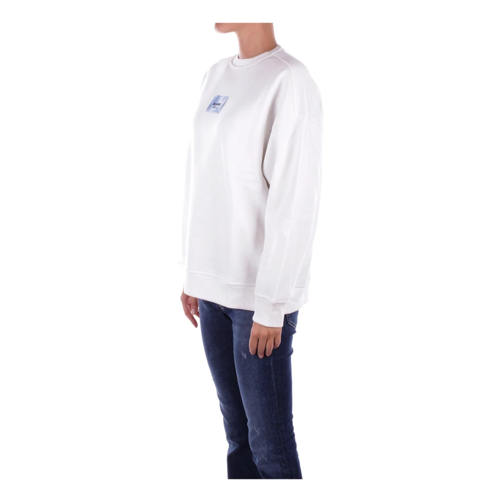 Blugirl Stijlvolle Sweaters voor Vrouwen White Dames