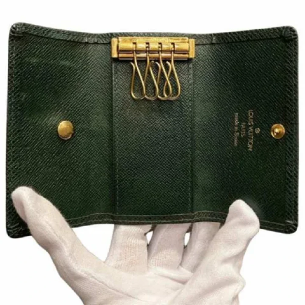 Louis Vuitton Vintage Pre-owned Leather key-holders Green Dames