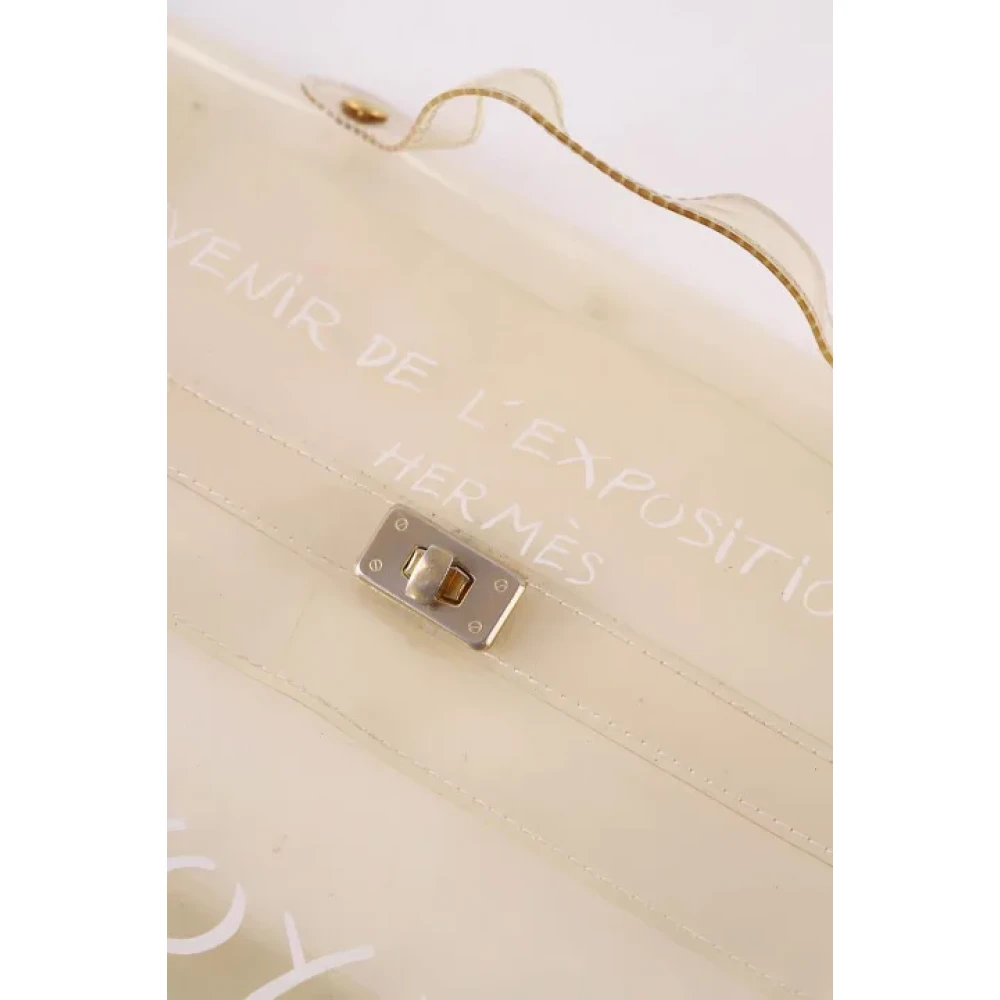 Hermès Vintage Pre-owned Plastic handbags White Dames