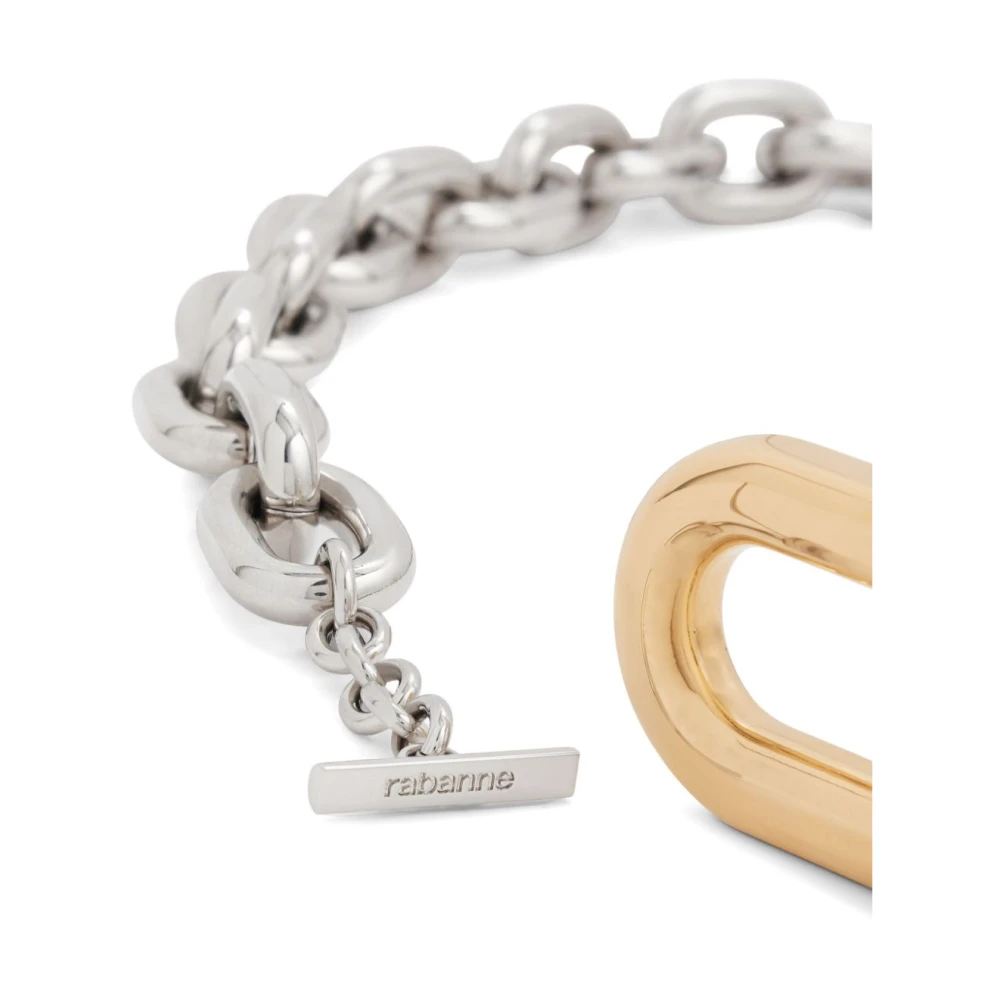 Paco Rabanne Versierde Riem in Zilver en Goud Gray Dames