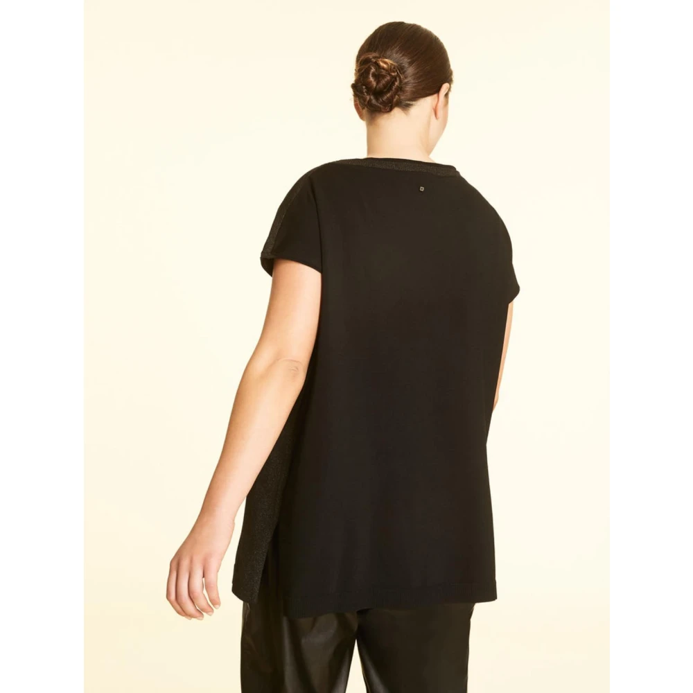 Marina Rinaldi Stijlvolle T-Shirt voor Vrouwen Black Dames