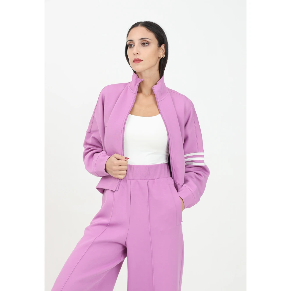 adidas Originals Hoodie met rits Pink Dames