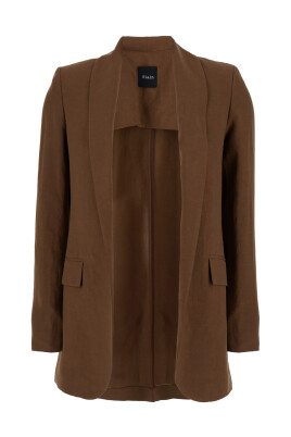 bruine-linnen-viscose-blazer-jas