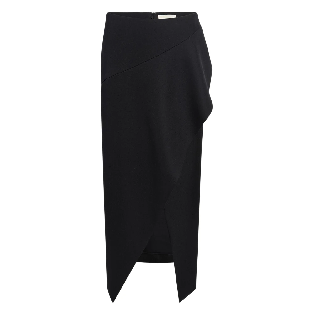 Khaite Black Midi Skirts, Female, 3XS, Flowing Skirt