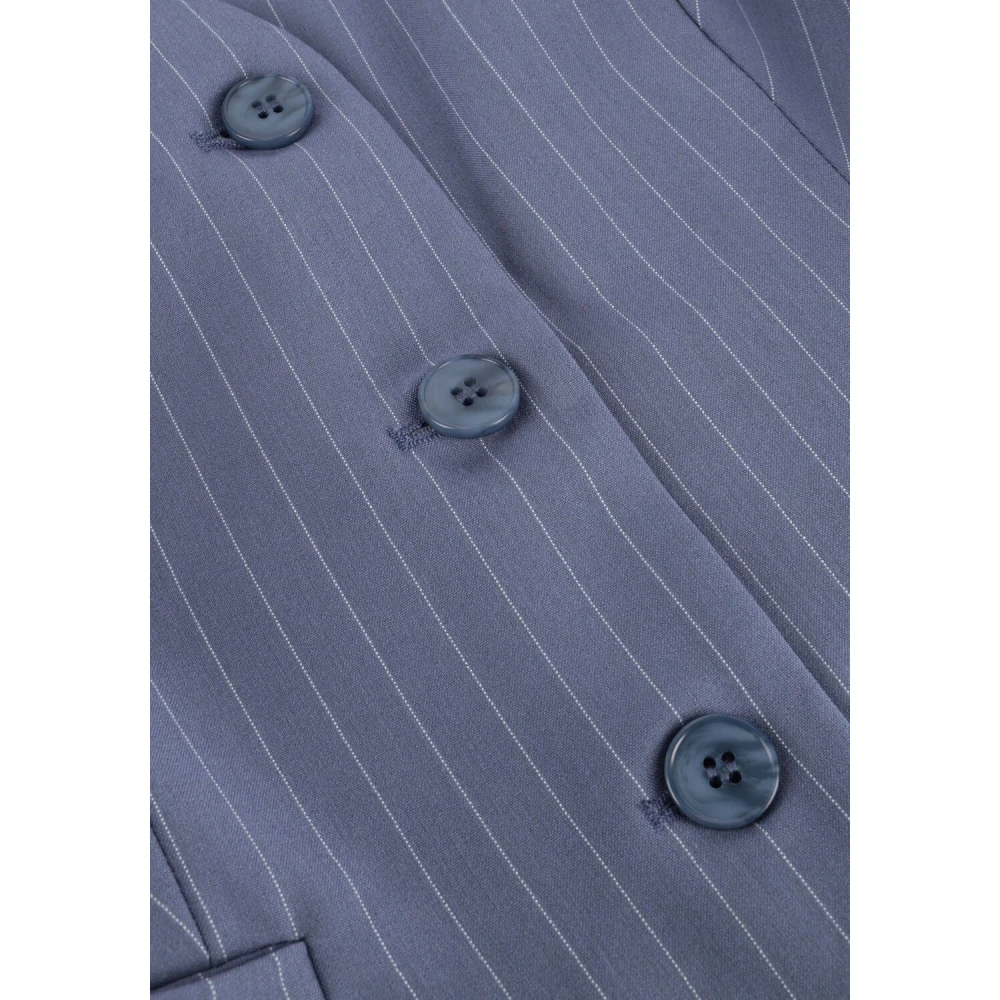 Ydence Gestreept Blauw Gilet Nadine Blue Dames