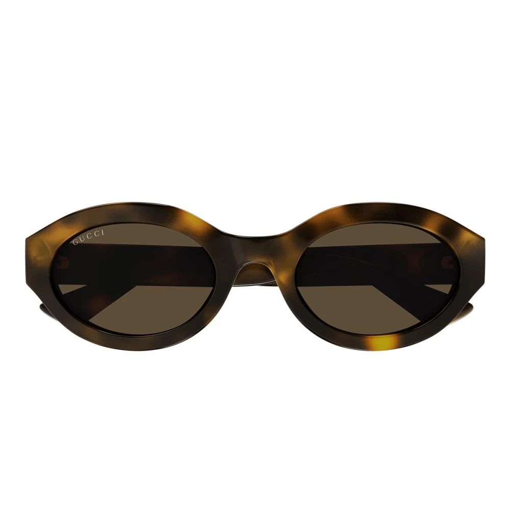 Gucci Women's Brown Almond Sunglasses - Sunglasses - 53 Mm - Accessories