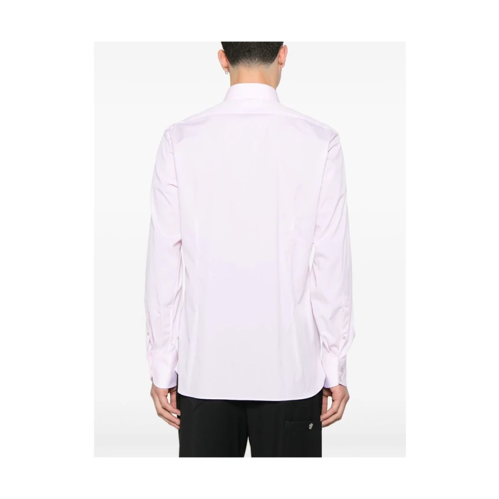 Tom Ford Poederroze Knoopshirt Pink Heren