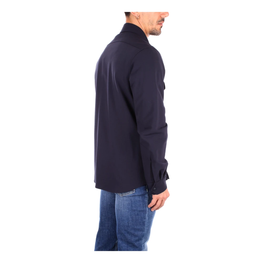 Aspesi Shirt Jacket Blue Heren