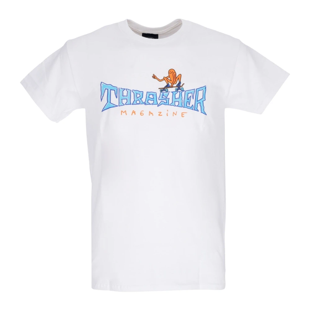 Thrasher Witte Heren Thumbs Up Tee White Heren