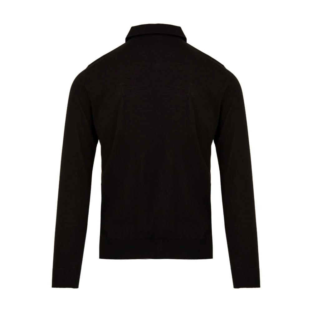 Filippo De Laurentiis Zwarte Polo Shirt voor Heren Black Heren