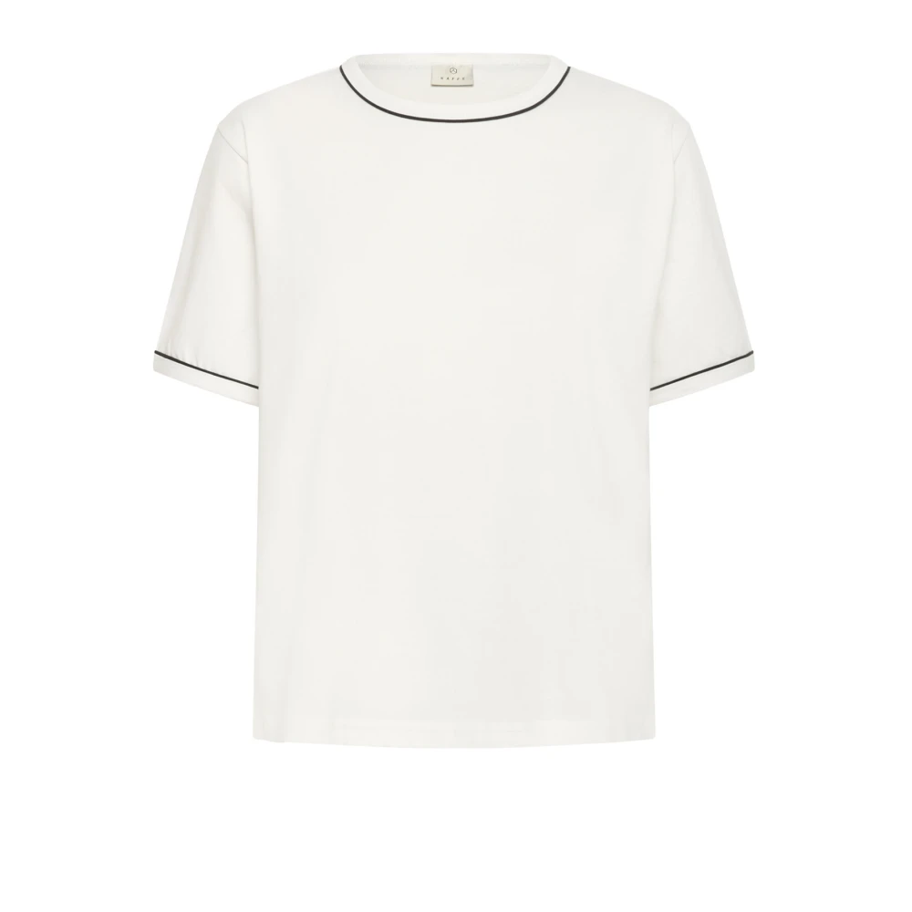 Kaffe - Tops > T-Shirts - White - Kaffe - Modalova