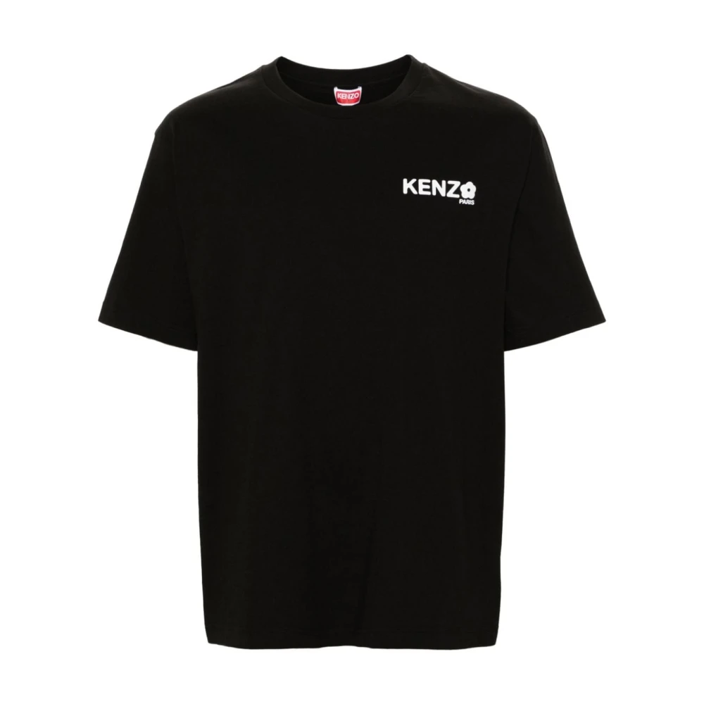 Kenzo Herr Svart Toppar S, Bomull, Boke Flower 2.0 Crewneck T-Shirt