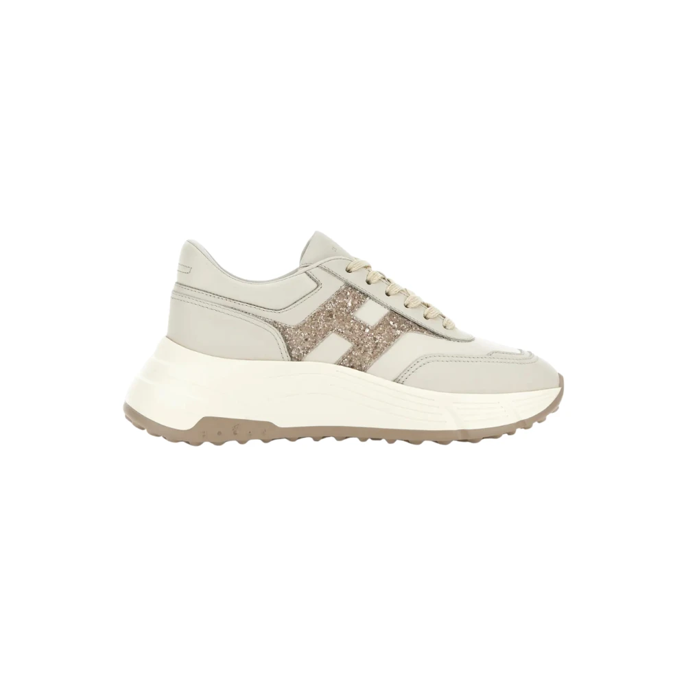 Hogan Hi‑Fi Sneakers Dames Schoenen Beige