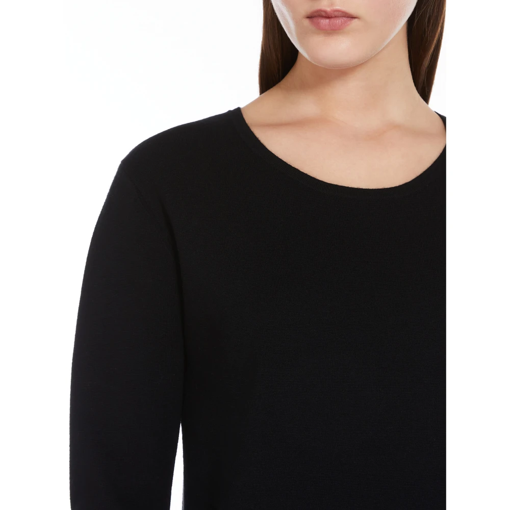 Max Mara Studio Zwarte Pokertrui voor Vrouwen Black Dames