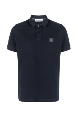 Blå Slim-Fit Polotröja