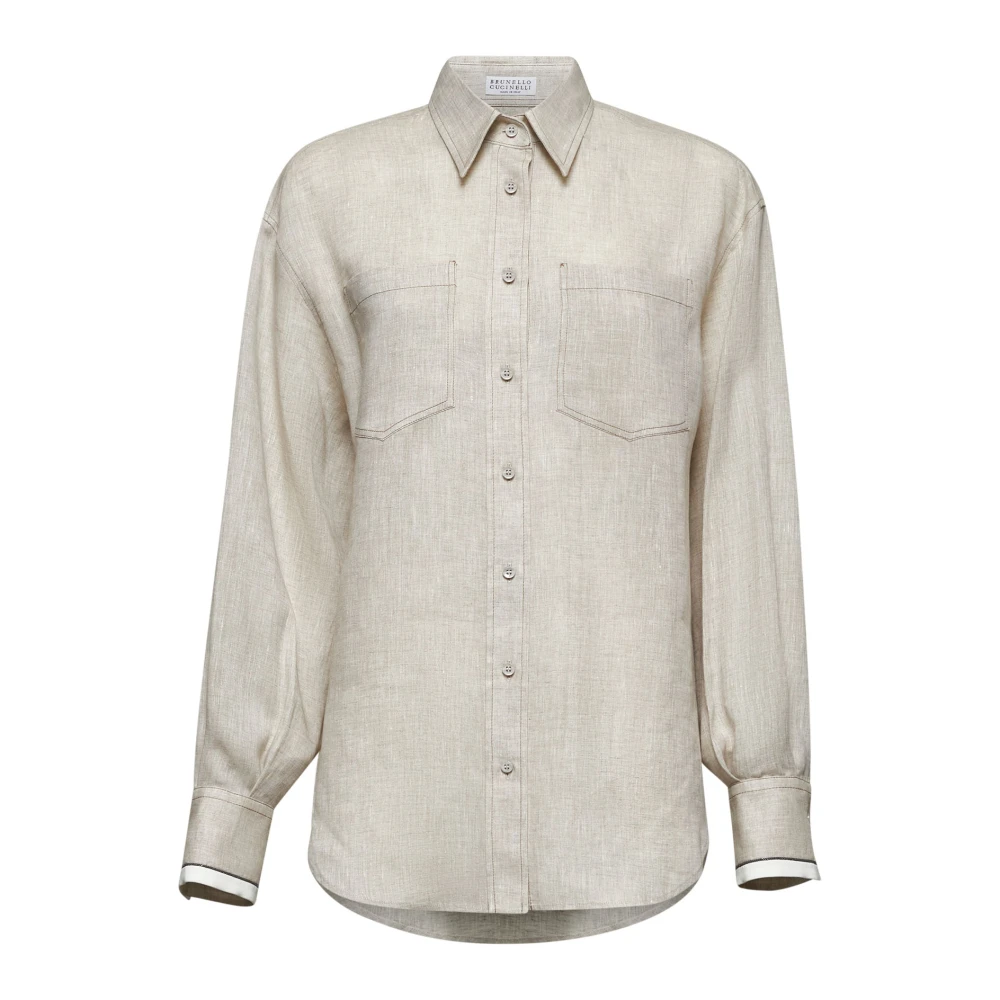 Blouses & Shirts > Shirts - - Brunello Cucinelli - Modalova
