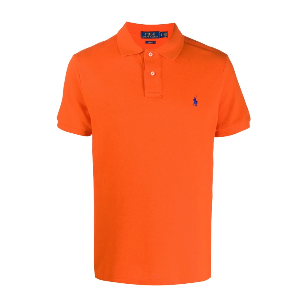 Polo Ralph Lauren Bomull Candyshop Polo Skjorta Orange, Herr