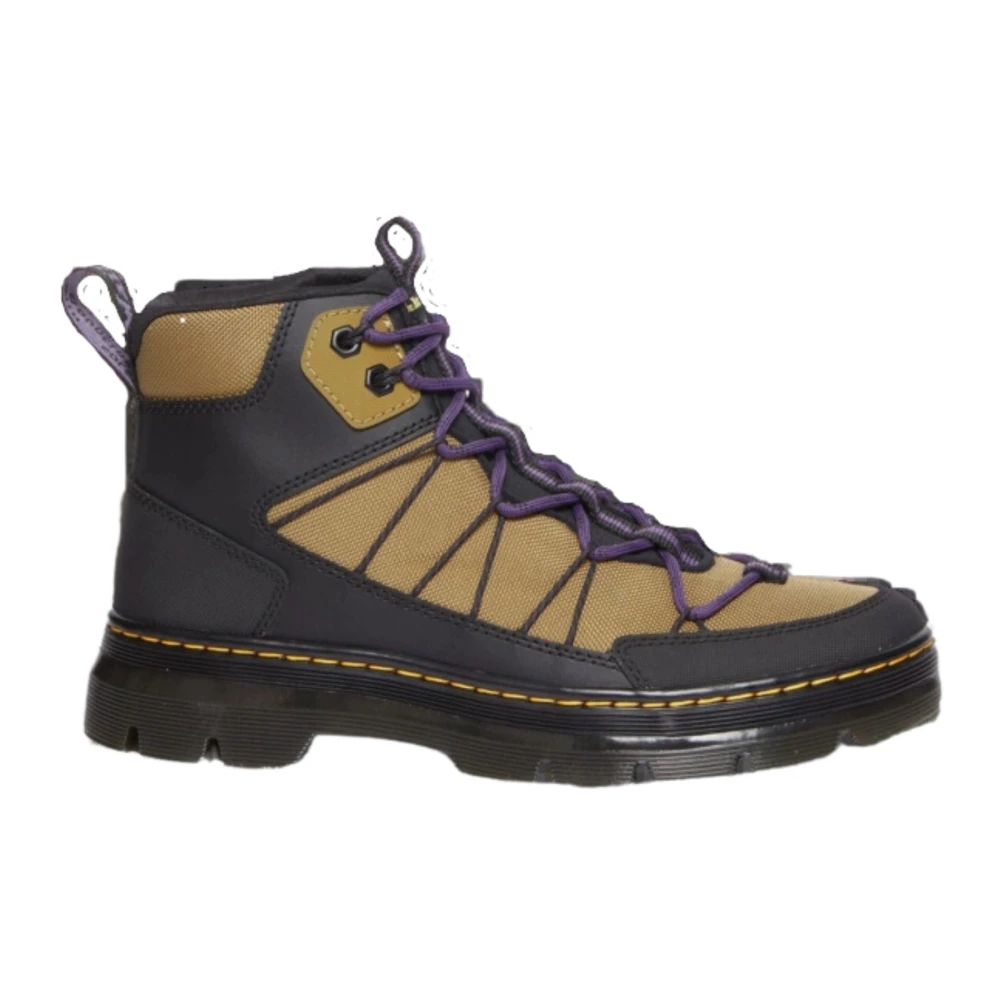 Dr. Martens Men's Multicolor Shoes, Male,, Camel Lace-Up Shoes Buwick W Size 10 Uk