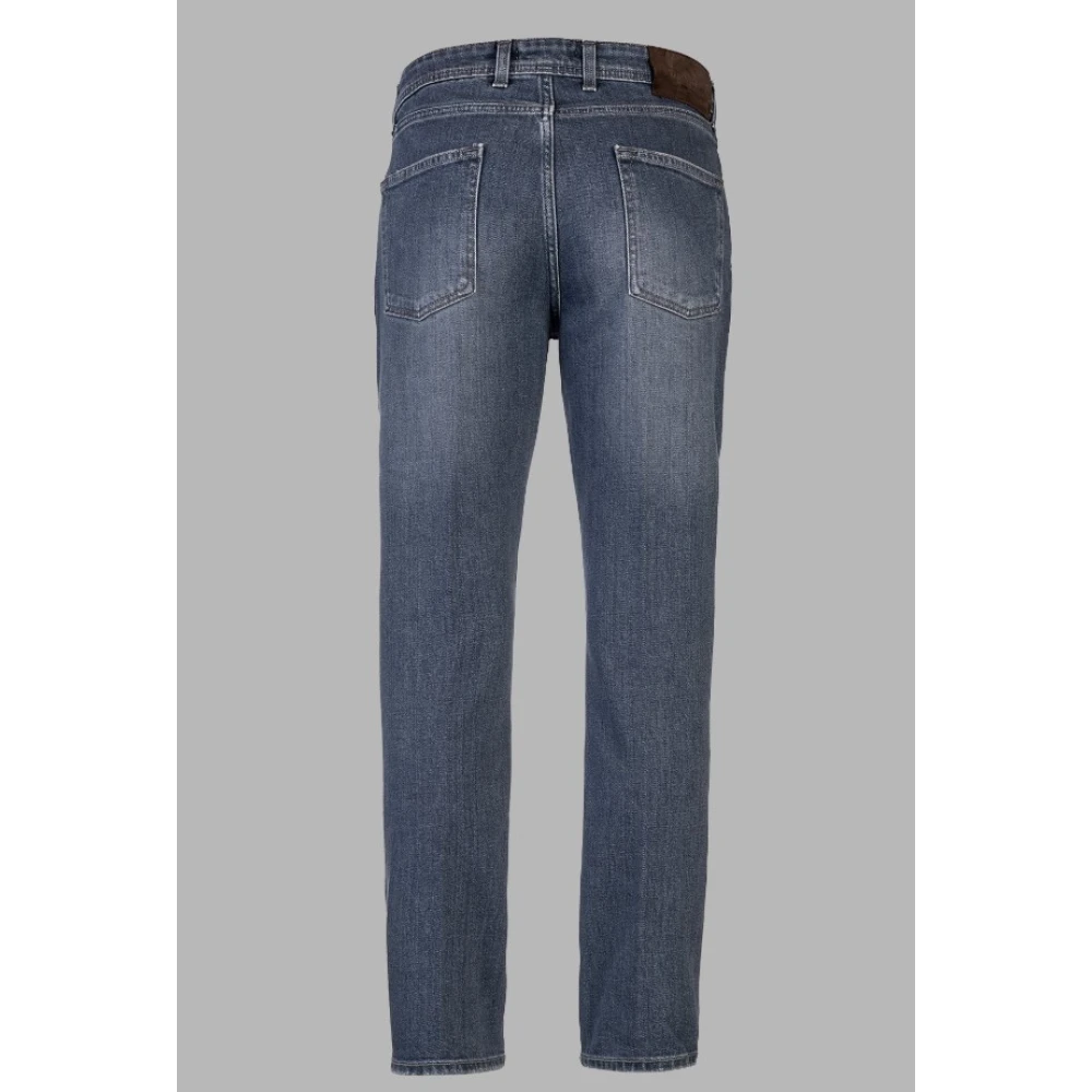 Briglia Grijze Jeans met Logopatch Gray Heren