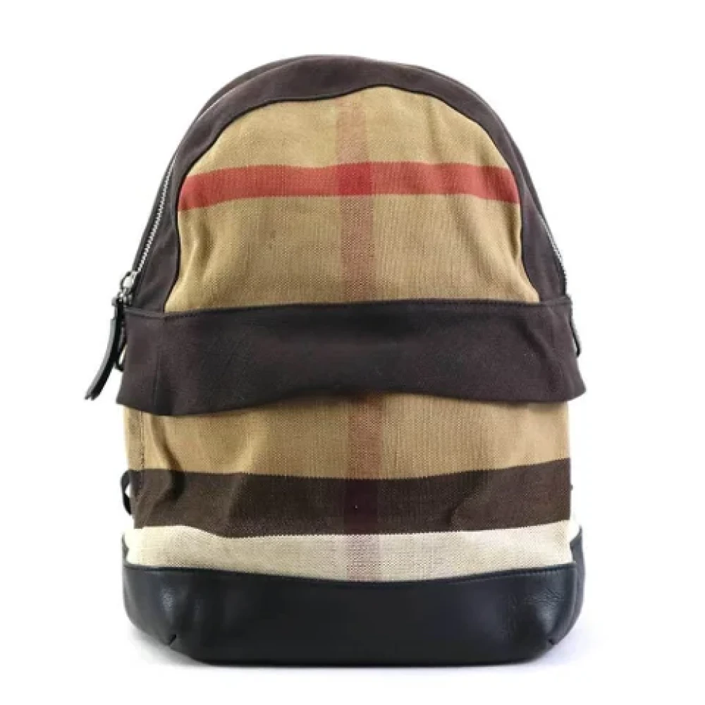 Burberry Vintage Pre-owned Leather backpacks Multicolor Dames