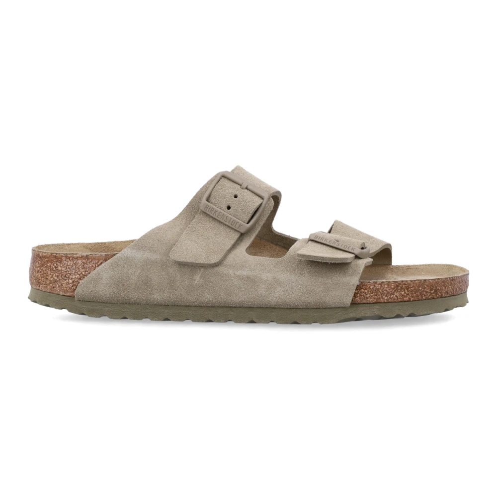 Birkenstock Faded Khaki Stängda Skor Arizona Stil Brown, Herr