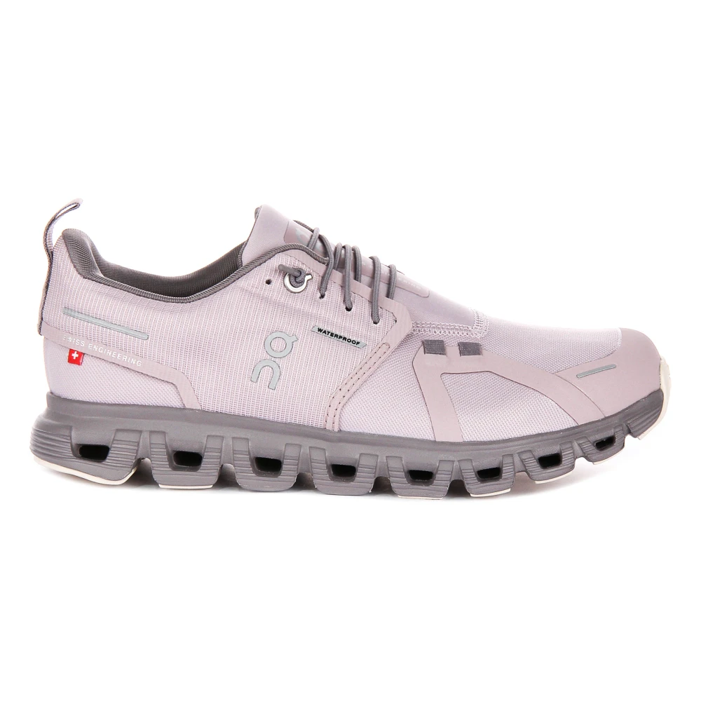 On Running Women's Purple Waterproof Cloud 6 Shoes