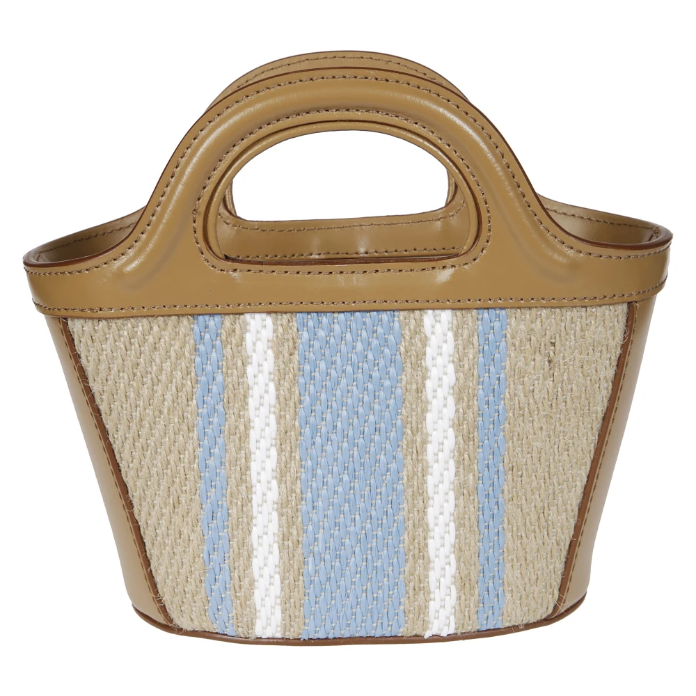 Marni Tropicalia Micro Stijlvolle Zonnebril Beige Dames