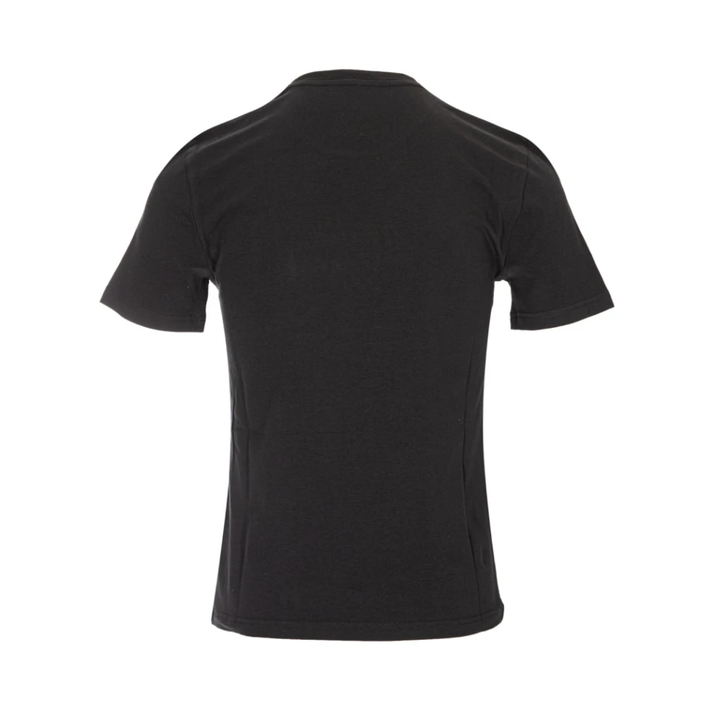 Moschino Jersey Stretch Katoenen T-shirt Black Heren