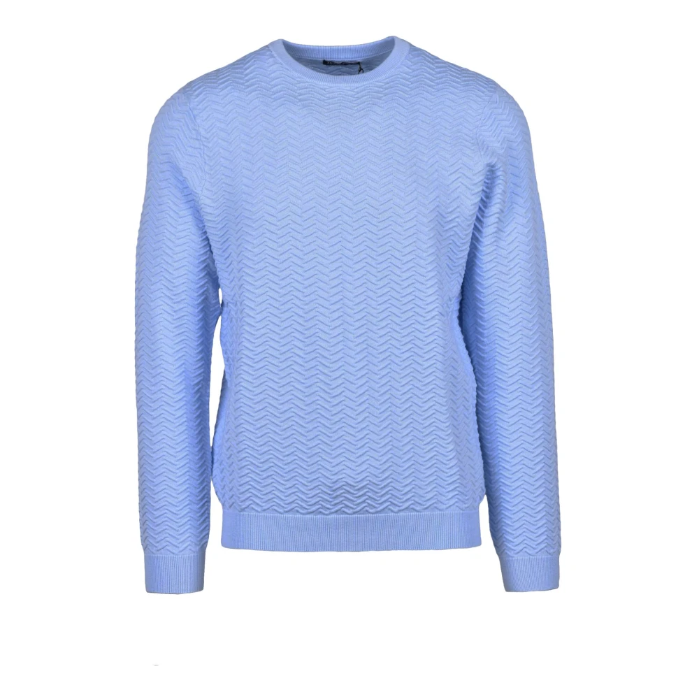 Antony Morato Katoenen Gebreide Trui Blue Heren