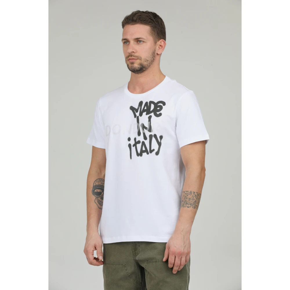Dondup T-Shirts White Heren