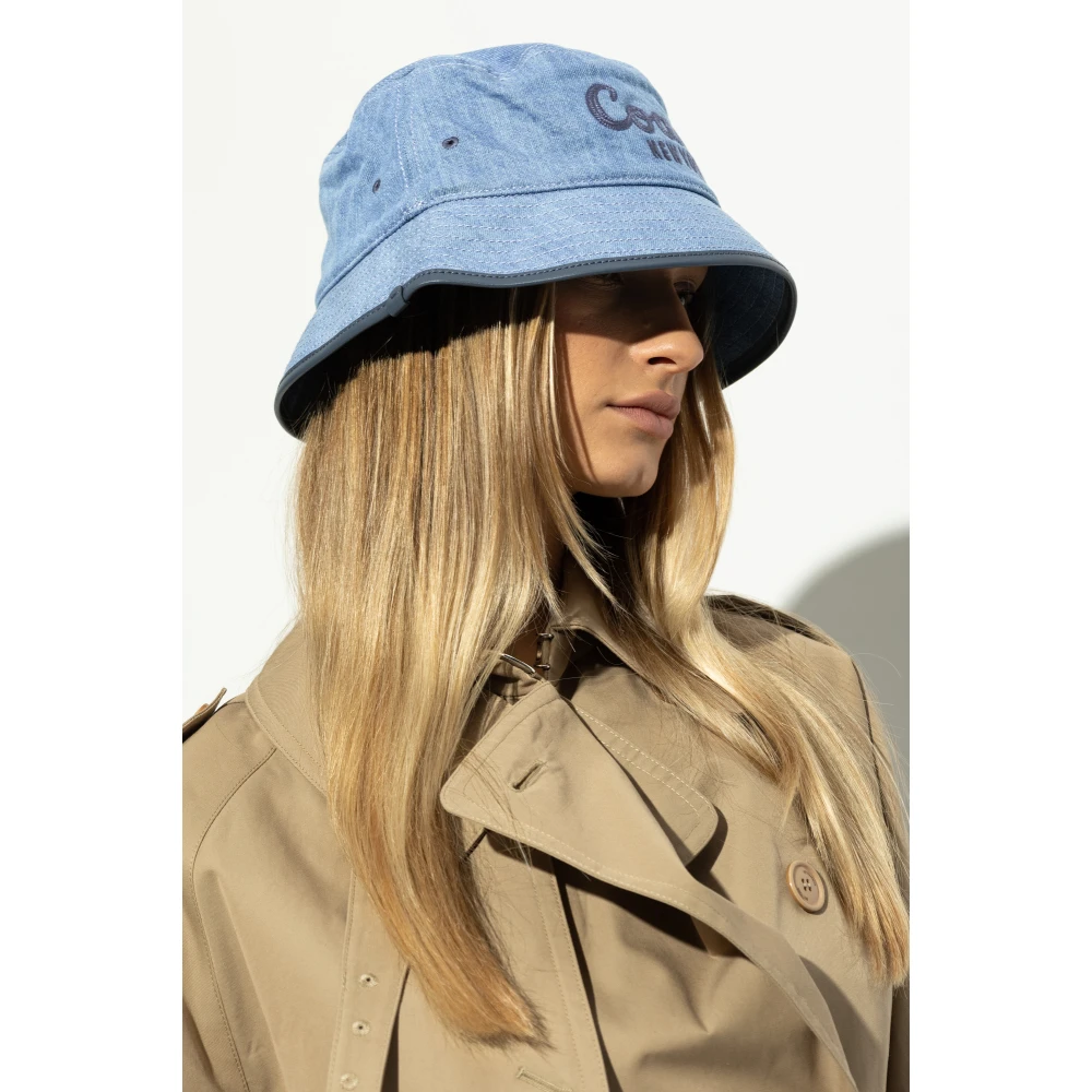 Coach Denim hoed Blue Unisex