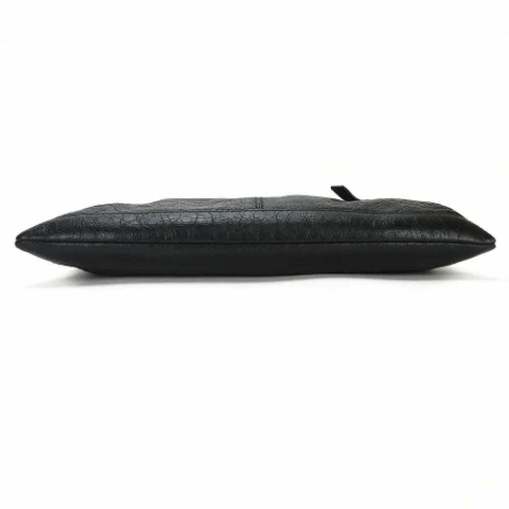 Balenciaga Vintage Pre-owned Leather clutches Black Dames