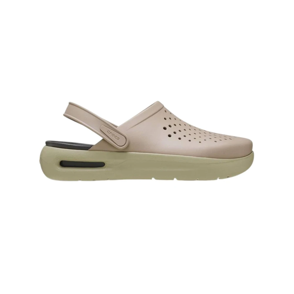 Crocs Beige Clogs, Male, 8 Uk, Inmotion Clog For Stylish Comfort