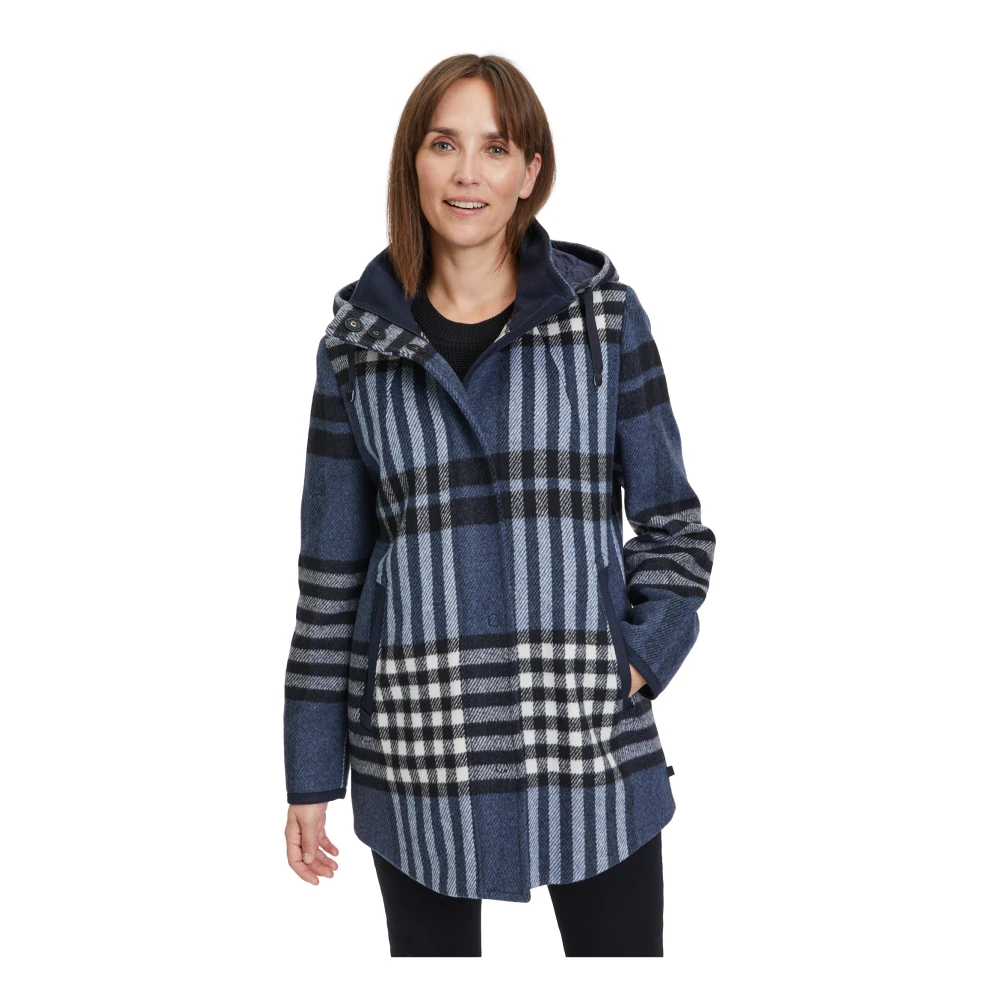Gil Bret Gewatteerde Winterjas Blue Dames