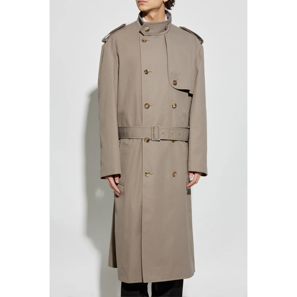 Moschino Losvallende trenchcoat Gray Heren