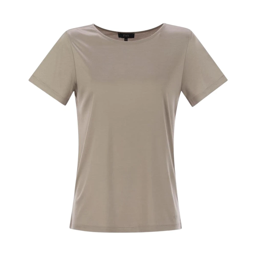 Fay Mujer Beige Camisetas, Talla: L