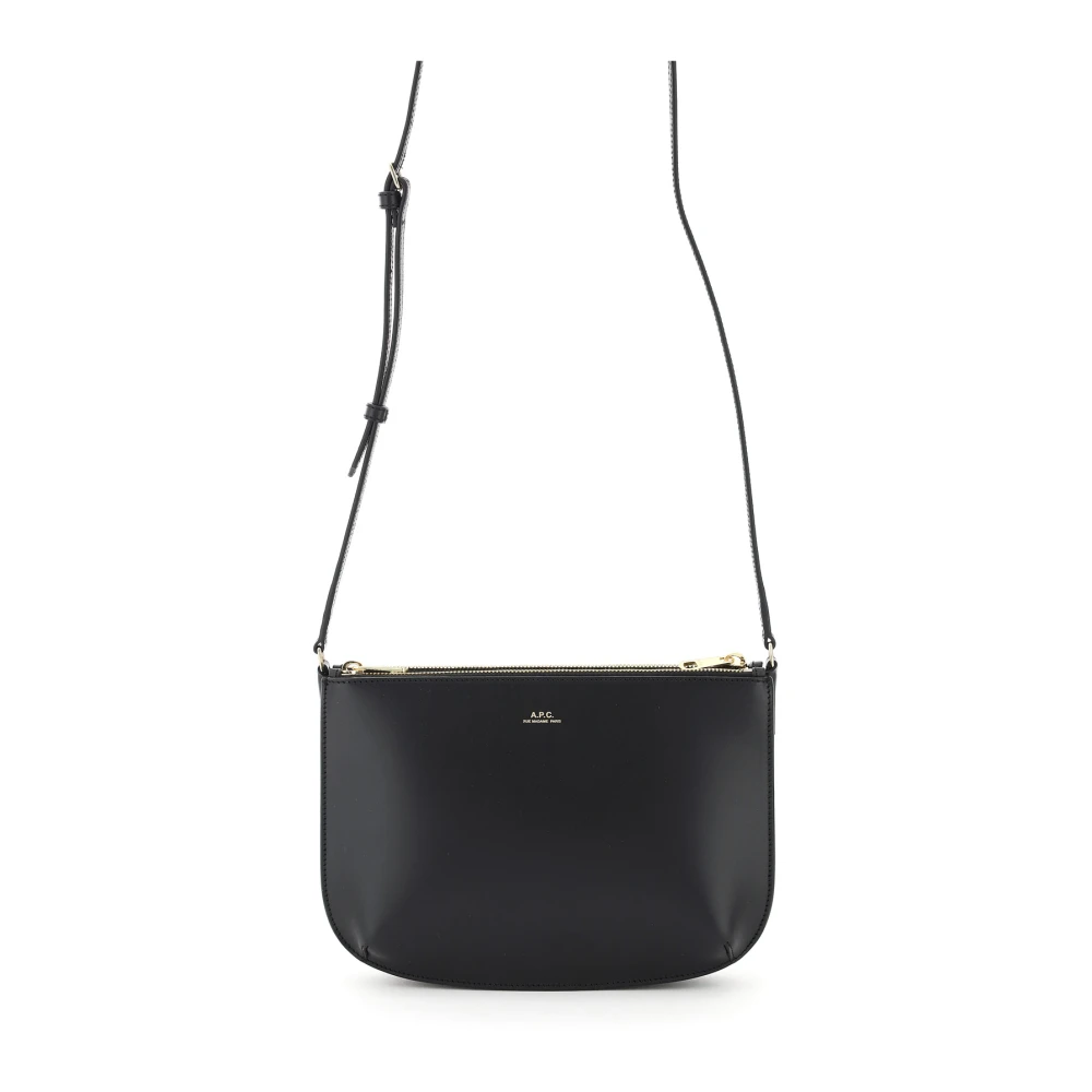 A.p.c. Sarah Leren Schoudertas Black Dames