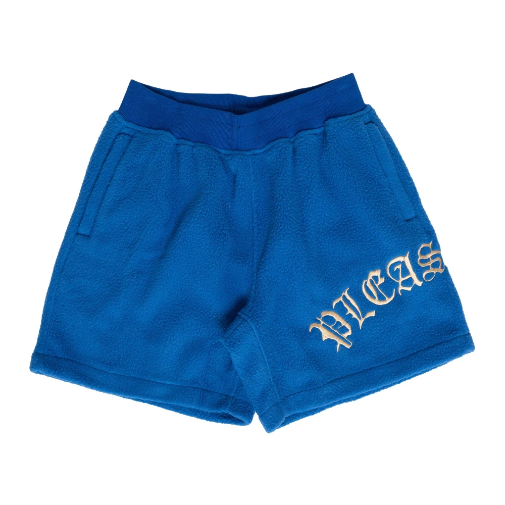 Pleasures Mars Sherpa Short Blue Heren