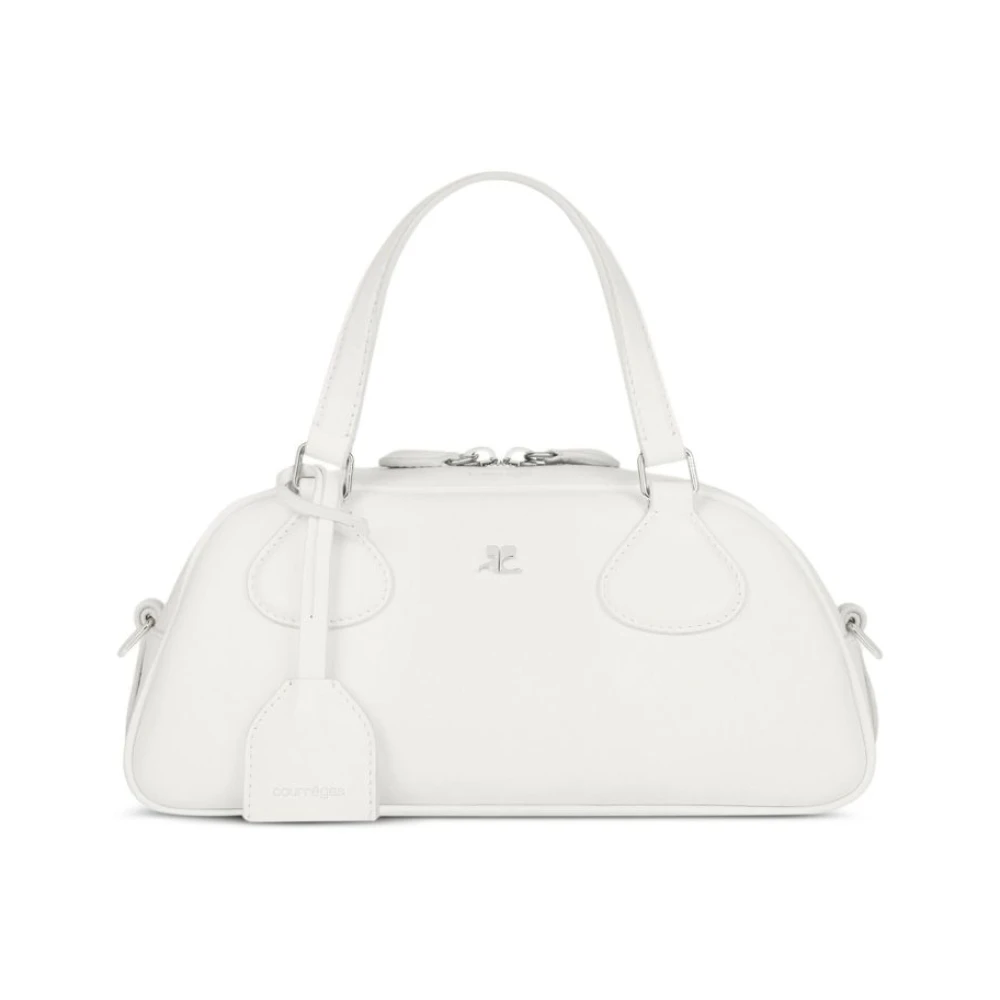 Courrèges Witte Schoudertas Chic Accessoire White Dames