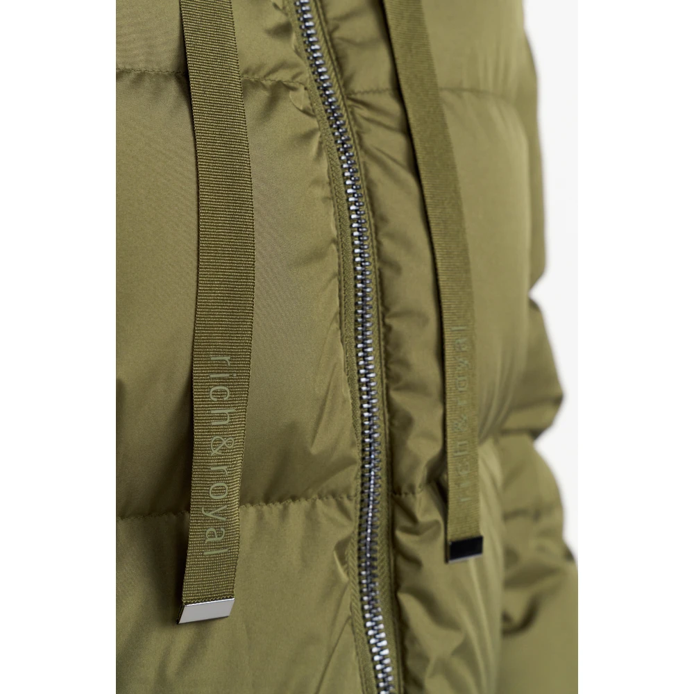 Rich & Royal Pufferjas Dons Wintermode Green Dames
