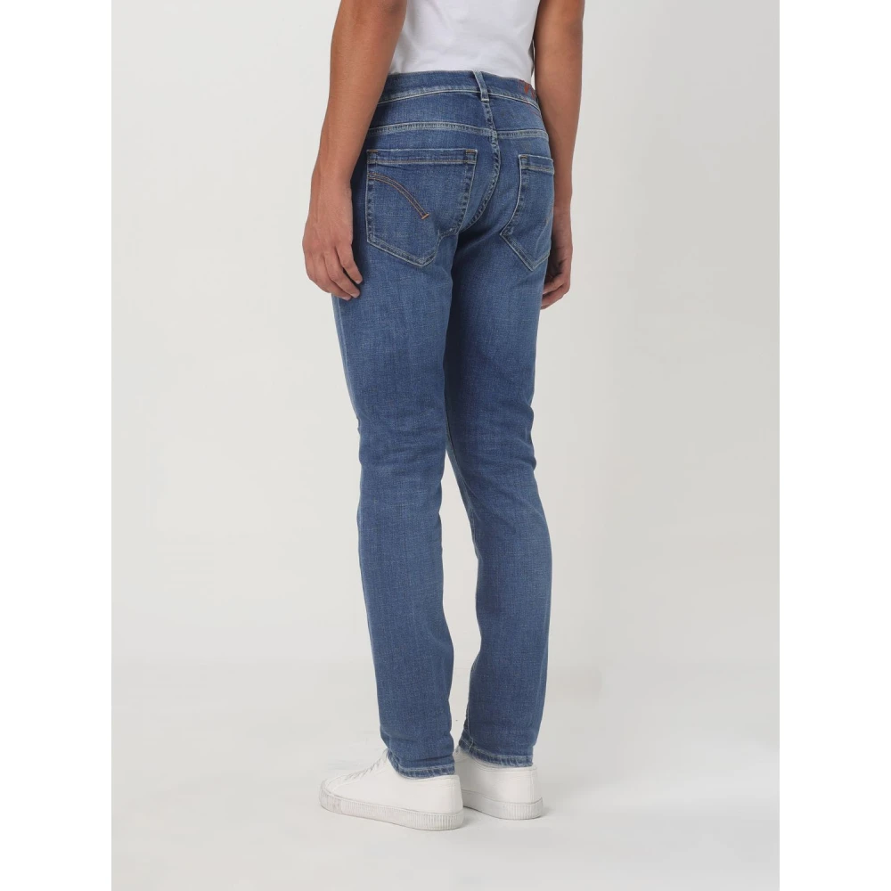 Dondup Gewassen Denim George Broek Blue Heren