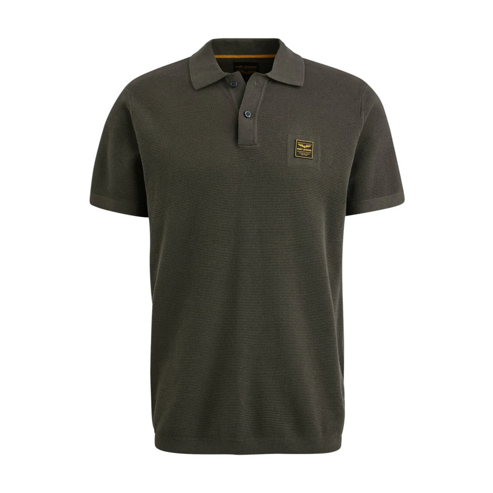 PME LEGEND Heren Polo's & T-shirts Short Sleeve Polo Cotton Groen