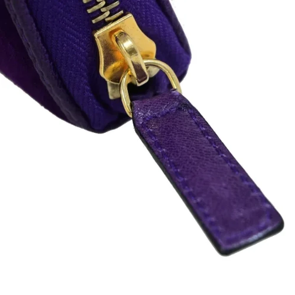 Fendi Vintage Pre-owned Suede wallets Purple Dames
