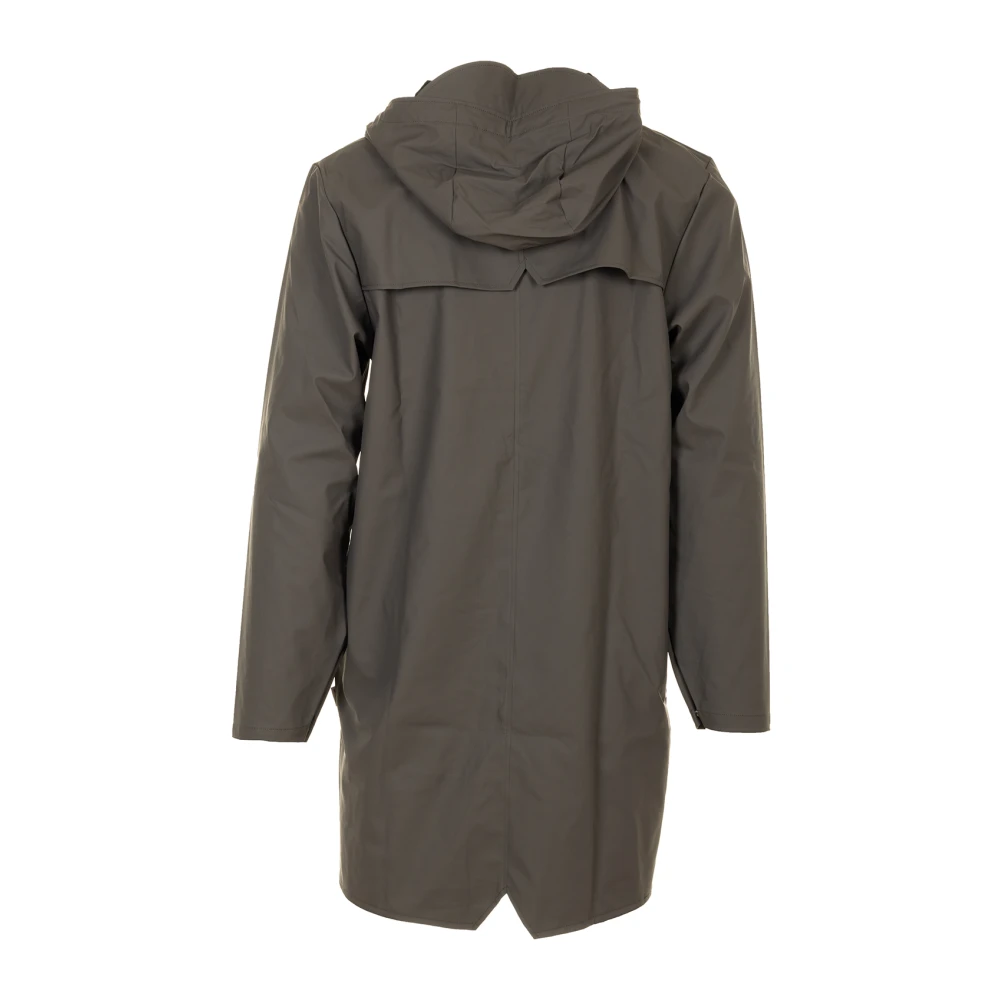 Rains Grijze Lange Jas Waterdicht Gray Heren