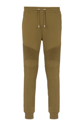 Logo tryckta bomulls joggingbyxor
