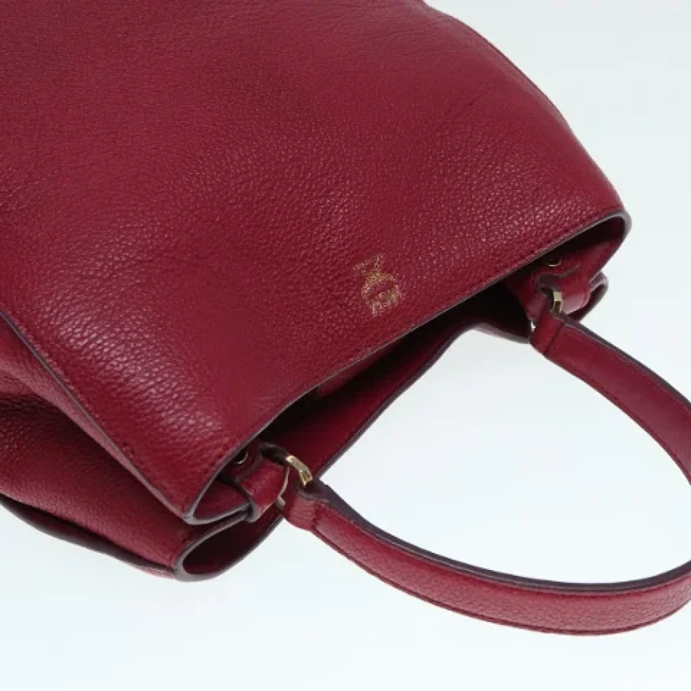 MCM Pre-owned Leather handbags Pink Dames