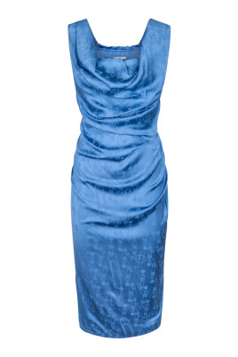 blue-sleeveless-pencil-dress-with-safety-pin-motif