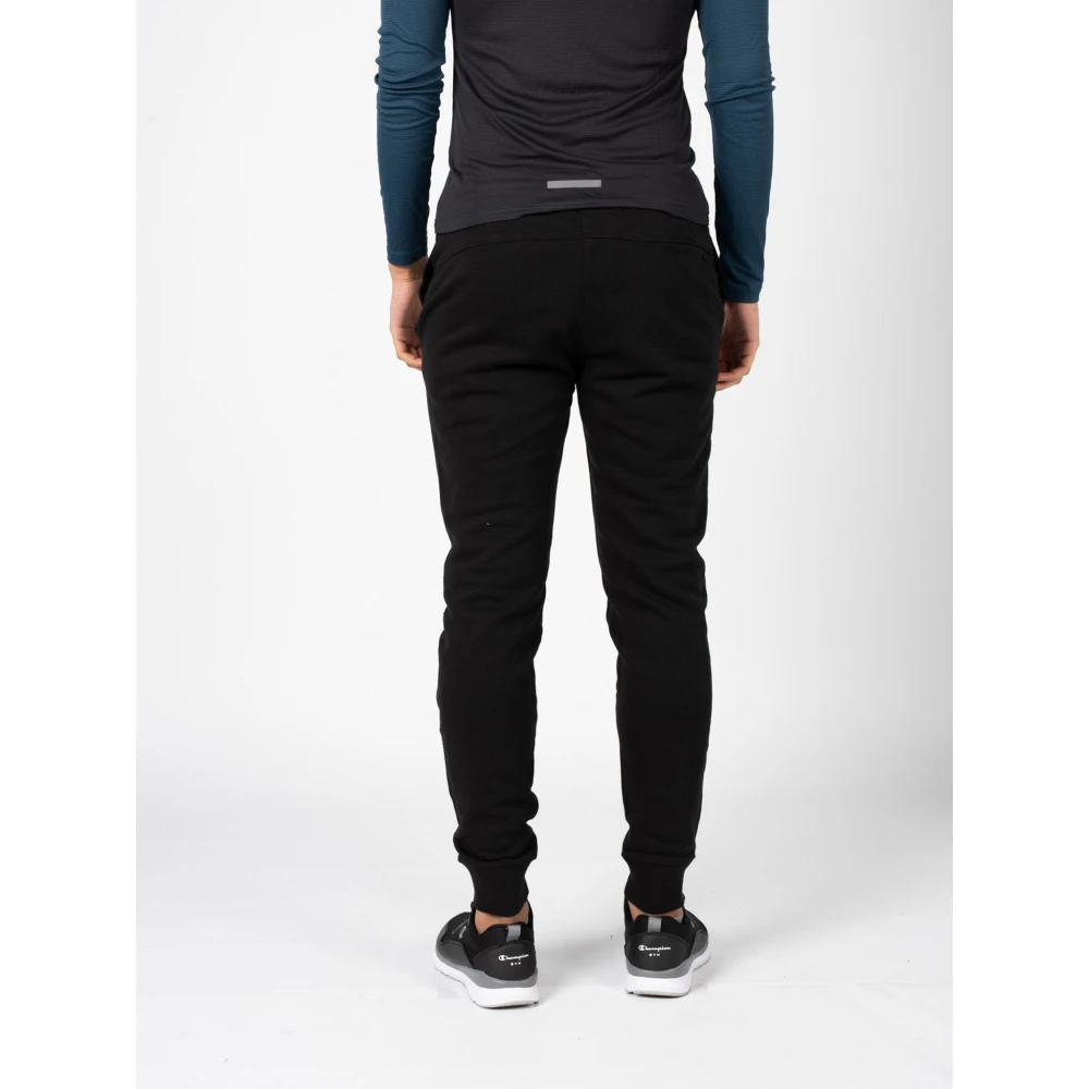 Champion Casual Elastische Taille Tapered Broek Black Heren