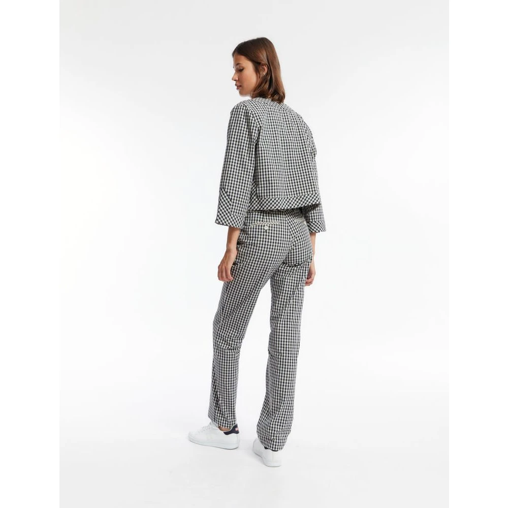 Ines De La Fressange Paris Charlus Vichy jas Black Dames