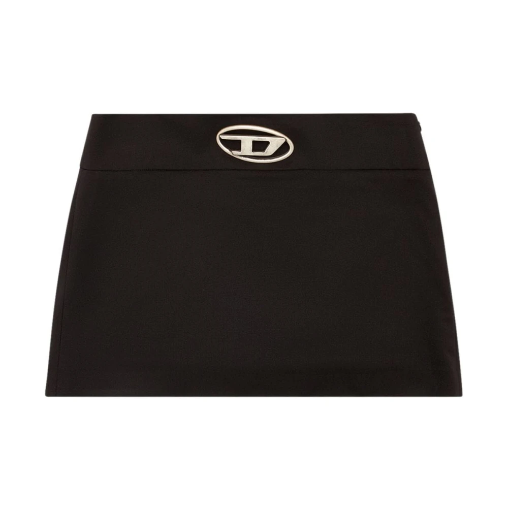 Diesel Zwarte Minirok Black Dames
